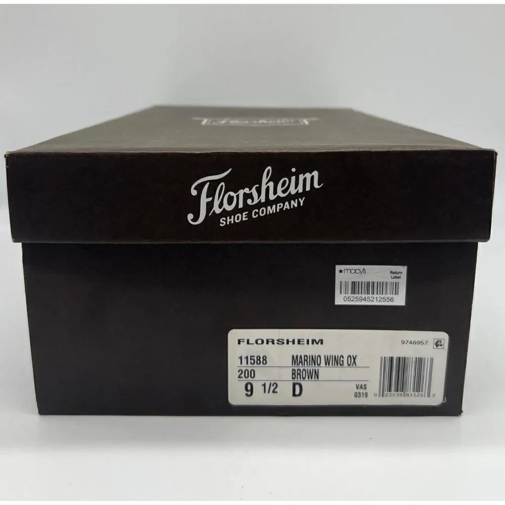 Men’s Florsheim Marino Wing Ox size 9.5D